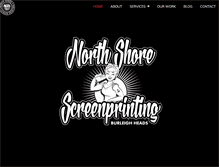Tablet Screenshot of nsscreenprinting.com.au